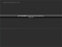 Tablet Screenshot of bella-istanbul.com
